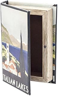 Kikkerland OR82 Small Book Box - Italian Lakes