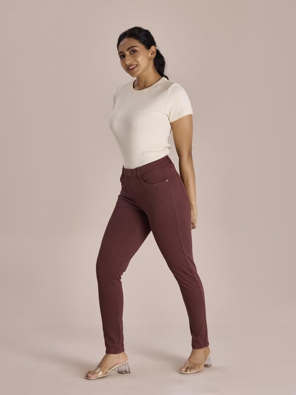 Image of GO COLORS Women Mid Rise Premium Straight Jeans