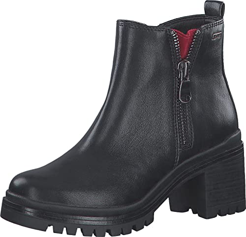 s.Oliver Damen 5-5-25410-27 Stiefelette, Schwarz, 39 EU