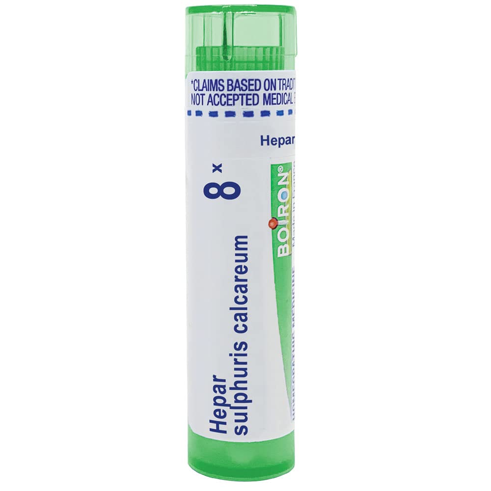 Boiron Hepar Sulph Calc 8X, Tube of 80 Pellets