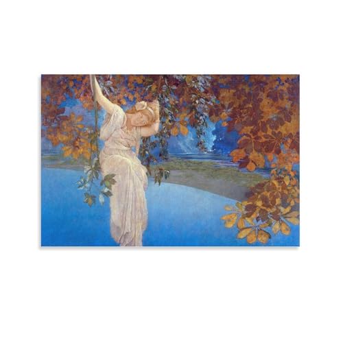 Impression toile femme parrish Maxfield art apaisant chambre