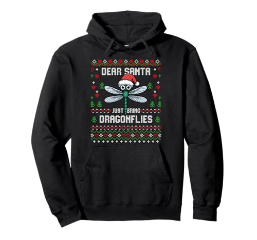 Dear Santa Dragonfly Christmas Ugly Xmas �Z�[�^�[ �p�[�J�[