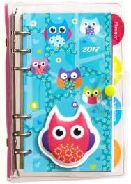 2017 Puffy owls Vinyl Organizer Weekly Engagement Calendar/Planner