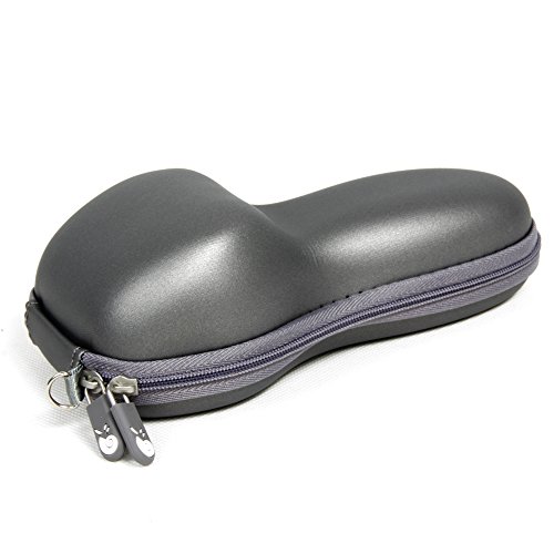 Hermitshell Travel Case with Carabiner Fits Panasonic Shaver ES-LA63-S ES-LA93-K ES-8103S Arc3 ARC4 Color Silver Gray