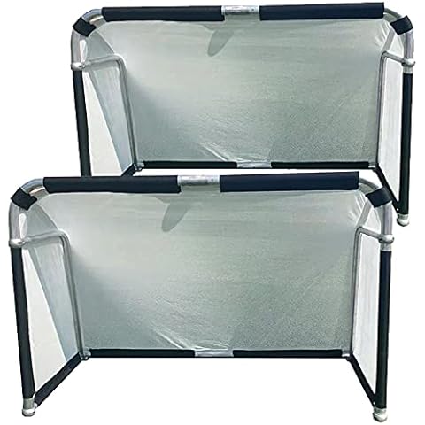 Hillman Aluminium Folding Football Goals - 2 Pack Cover