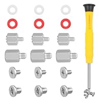 19-teiliges M.2 SSD Schrauben Kit, Motherboard Abstandshalter und Schrauben, M.2 SSD Montage Kit für Mainboard Reparatur von Laptop & Computer Lüfter PC Gehäuse
