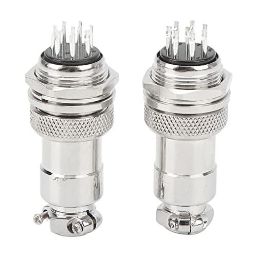Conector Panel Macho Hembra 8 Pines 20mm Aviation miniatura 5