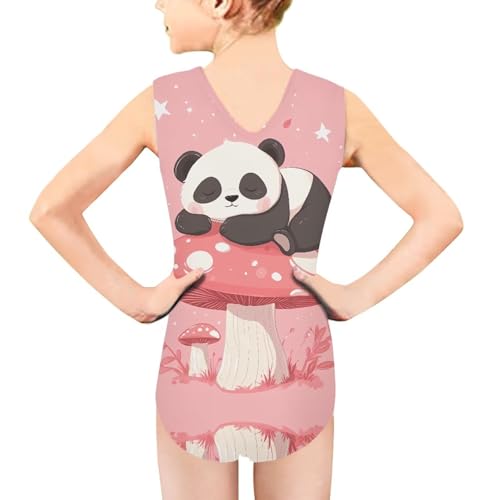 Image of INSTANTARTS Leopard Leotard Girl Gymnastics Toddler Tank Biketards One Piece