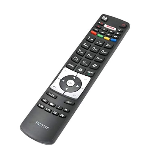 VINABTY RC5118 RC-5118 Ersatzfernbedienung für Hitachi TV 42HYT42U 22HBD06U 50HYT62U 24HE1510-W 50HYT62UH