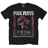 pink floyd in the flesh tabs  Pink Floyd Herren, T-Shirt, In The Flesh, GR. Medium (Herstellergröße: Medium), Schwarz (Black)