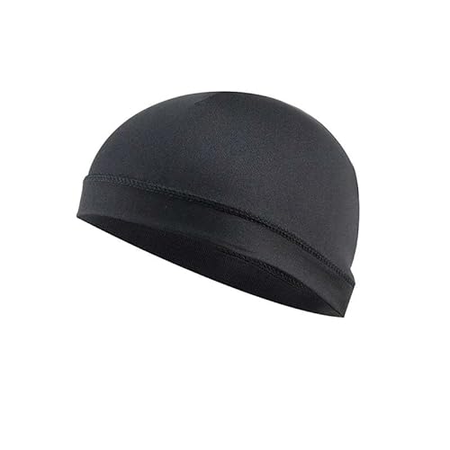 SHINCEL Cooling Skull Caps Summer Windproof Sun-Proof Breathable, Not Stuffy Running Beanie for Men Women Helmet Liner Black (1)