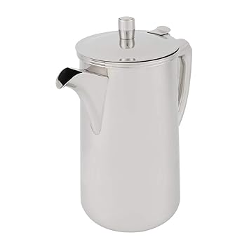 Water Container, Water Kettle, Polished 2L with Push Lid for Milk Coffee Tea Kettle