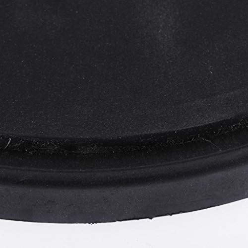 SM SunniMix Handige trommelbuffer, draagbaar, stil, 25,4 cm (10 inch), rond, van zacht rubber, eenvoudig aan de zijkant… - Image 8