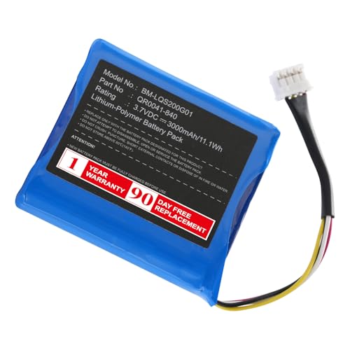 BCXY 3000mAh QR0041-840 Replacement Battery for Qolsys IQ Panel 2 IQ Panel 2 Plus Panel, IQ Panel 2 TOU ch Panel, QS9201, QS9202,QR0041-840, SP584646-1S2P, VT26