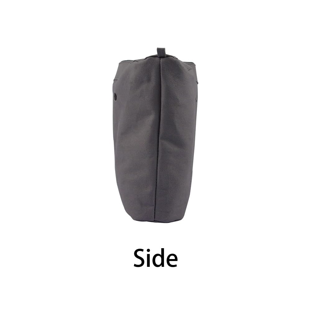 Nuevo forro interior de lona, bolsillo con cremallera para Obag Urban Organizer para big O Bag Urban Accesorios (Negro urbano grande)