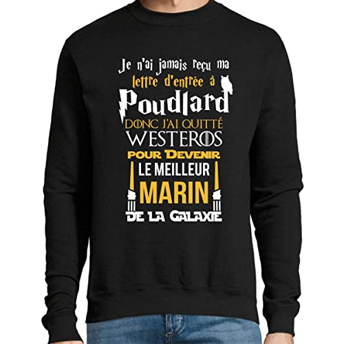 Sweat marin Galaxie Planetee pour ne plus avoir froid en terrasse
