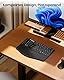 ProtoArc Bluetooth Ergonomische Tastatur, EK04 Mini Kabellose Ergo Tastatur Kompakte mit Handballenauflage, Geteiltes Design, Natürliches Tippgefühl, Bluetooth & USB, Wiederaufladbar, für Windows/Mac
