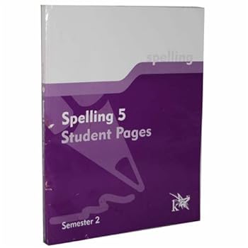 Paperback Spelling 5: Student Pages, Semester 2 Book