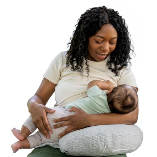 Boppy Anywhere Travel Nursing Pillow, Compact Breastfeeding Suppo...