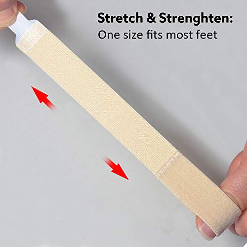 Image of Broken Adjustable Toe Wraps 8 Pack, Fabric Toe Splint Toe Cushioned Bandages Finger Toe Protectors Straightener Toe Separators, Orthopedic belts