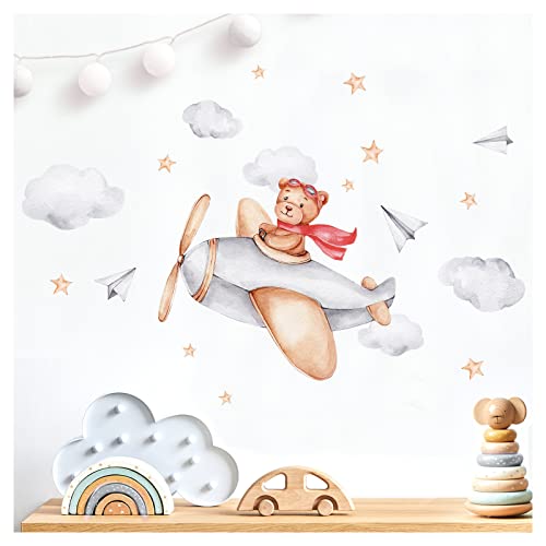 Little Deco DL871-8 - Adhesivo decorativo para pared, diseño de oso de peluche Cover