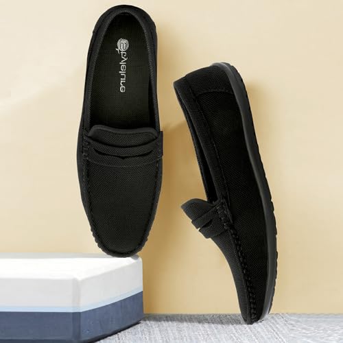 Image of Stylelure Eco Friendly & Light Weight Flexible Mesh Knit Loafers Driving Shoes for Men