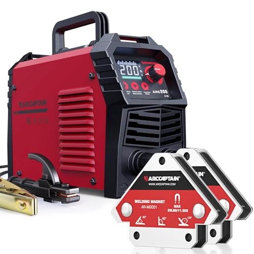 ARCCAPTAIN Stick Welder 200A & Welding Magnets 2pcs 25LB - image 1