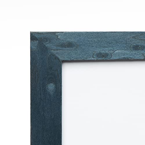 Ecohome 16X20 Picture Frame Blue Wood - Mat For 11X14 Wall Photo #TOP2