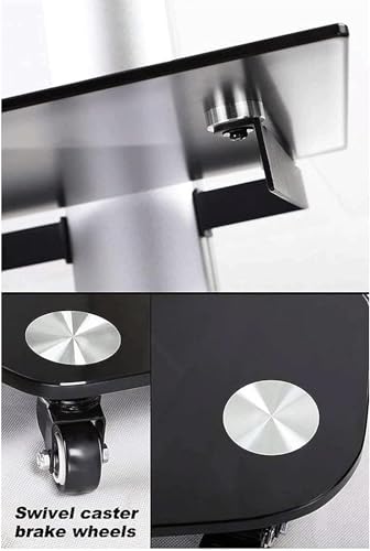 Soporte móvil para TV con ruedas y altura ajustable miniatura 3