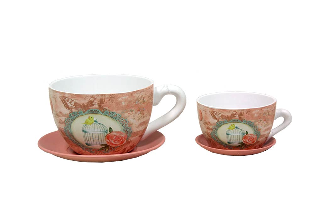 Tasse Pot Céramique Cage artisanale pour decoration chic et elegance interieure