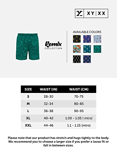 Image of XYXX Men's Remix Regular Fit Cotton Printed Boxer with Dual Pocket & No Marks Waistband (Pack of 2)