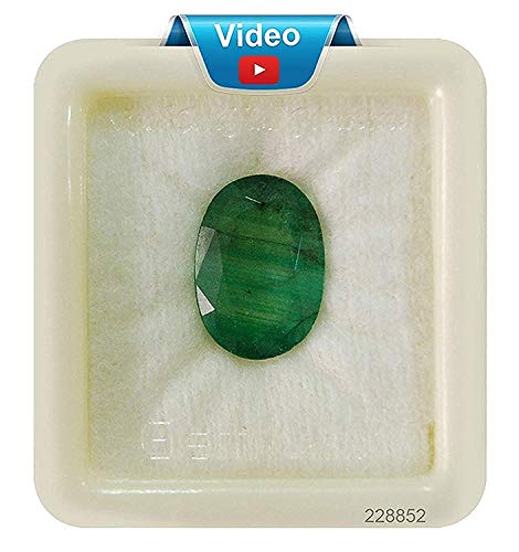 Émeraude zambienne certifiée contre les contrefaçons pierre naturelle brute 8,30 carats