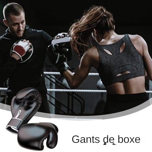 Guantes de boxeo con protección de dedos completos para golpear el saco con potencia 3
