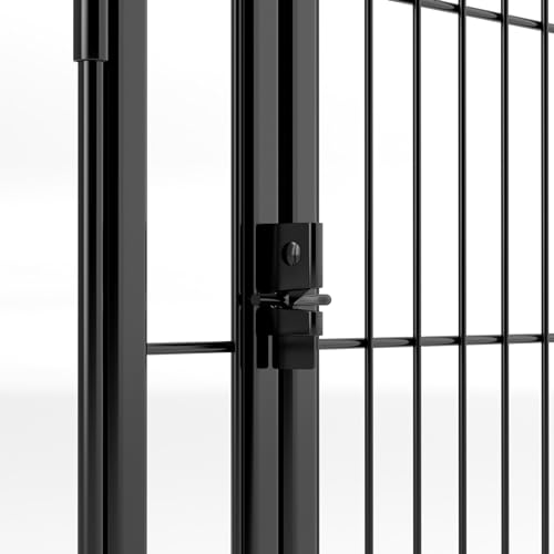 8-Panel Metal Fence, Suitable for Various Shapes of Indoor and Outdoor Pet Metal Fences, Can Be Used as Pet Fences and Game Fences (8, Pill shape tube-80-24) 8-Panel Metal Fence, Suitable for Various Shapes of Indoor and Outdoor Pet Metal Fences, Can Be Used as Pet Fences and Game Fences (8, Pill shape tube-80-24)