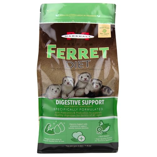 Alimento para Hurón Marshall 4 lbs Prebióticos y Probióticos