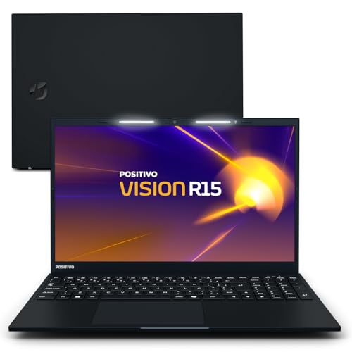 Notebook Positivo Vision R15, AMD Ryzen 5, 8GB RAM, SSD 512GB, Tela 15.6 com Linux