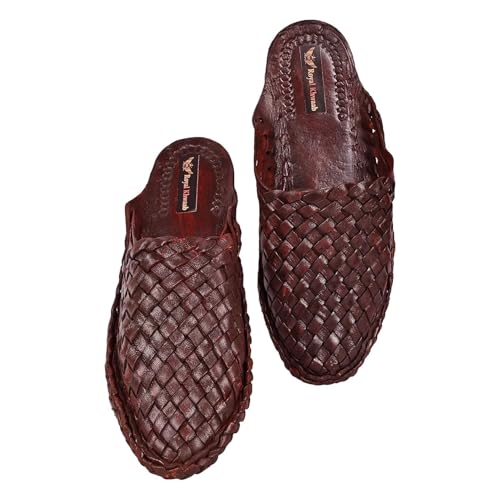 Image of Kolhapuri Chappal for Men|Kolhapuri Slippers for Men|Kolhapuri Shoes for Men|Leather Slippers for Men|Wedding Slippers for Men-A1