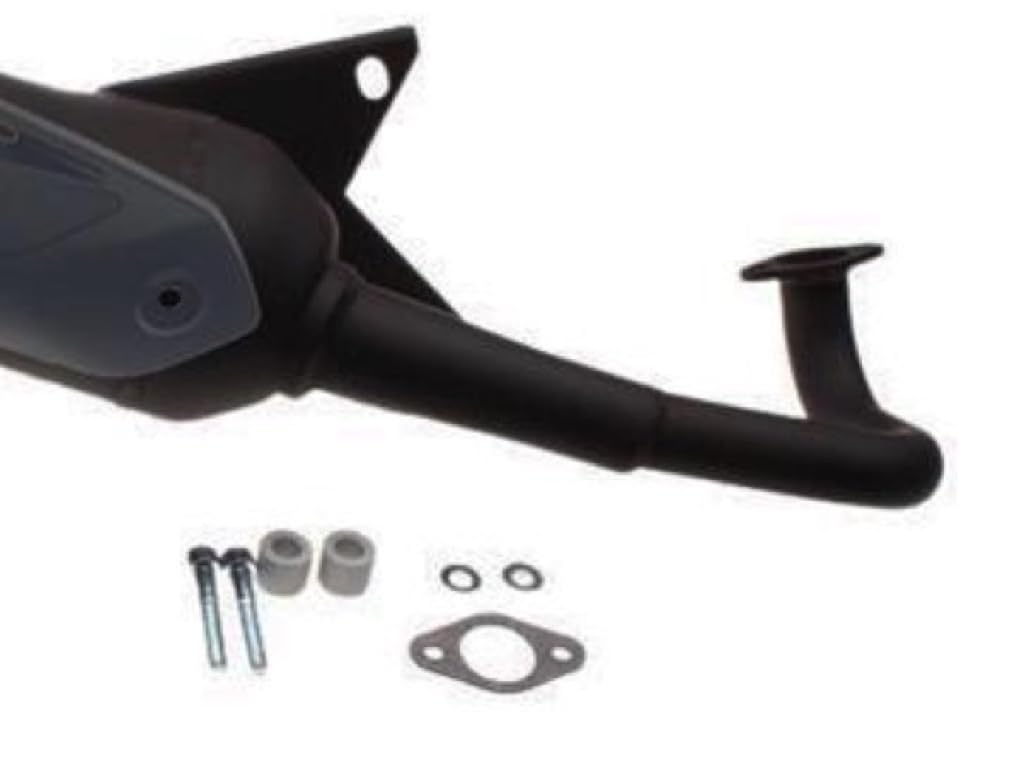 Auspuff Silent Pro E-geprüft passend für Aprilia SR Scarabeo Suzuki Katana 50 (Morini)