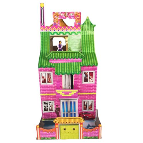 TOYANDONA Papiervilla Ahnenpapiervilla zum Verbrennen 60cm Bunt...