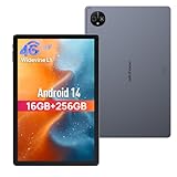 Ulefone Android 14 11 Zoll Tablet, 90 Hz 8 GB RAM 256 ROM (1TB TF) 8800 mAH 18 W, Octa-Core 16 MP + 8 MP WiFi 6 Dual SIM 4G/5G BT5.2 Widevine L1 GPS Mit Tablet-Hülle