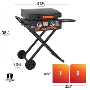 Blackstone® 2350 OTG 22" Omnivore Griddle with Hood, Black — photo 3 of 6