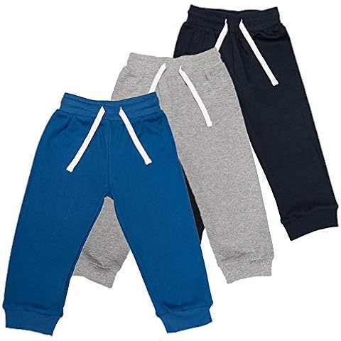 Baby Boy Toddler Casual Pull up Pants/Trousers / 100% Cotton Soft and Comfortable (3, 3-4 Years) Cover