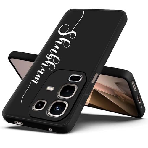 Image of Fashionury Back Cover Case for Infinix Note 50s 5G | Matte Soft Silicon Flexible | Camera Bump Protection | Custom Name Back Case Cover for Infinix Note 50s 5G