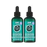 HASK TEA TREE OIL & ROSEMARY Scalp Relief Serum for All Hair Types, Color Safe, Gluten-Free, Sulfate-Free, Paraben-Free, Cruelty-Free - Pack of 2