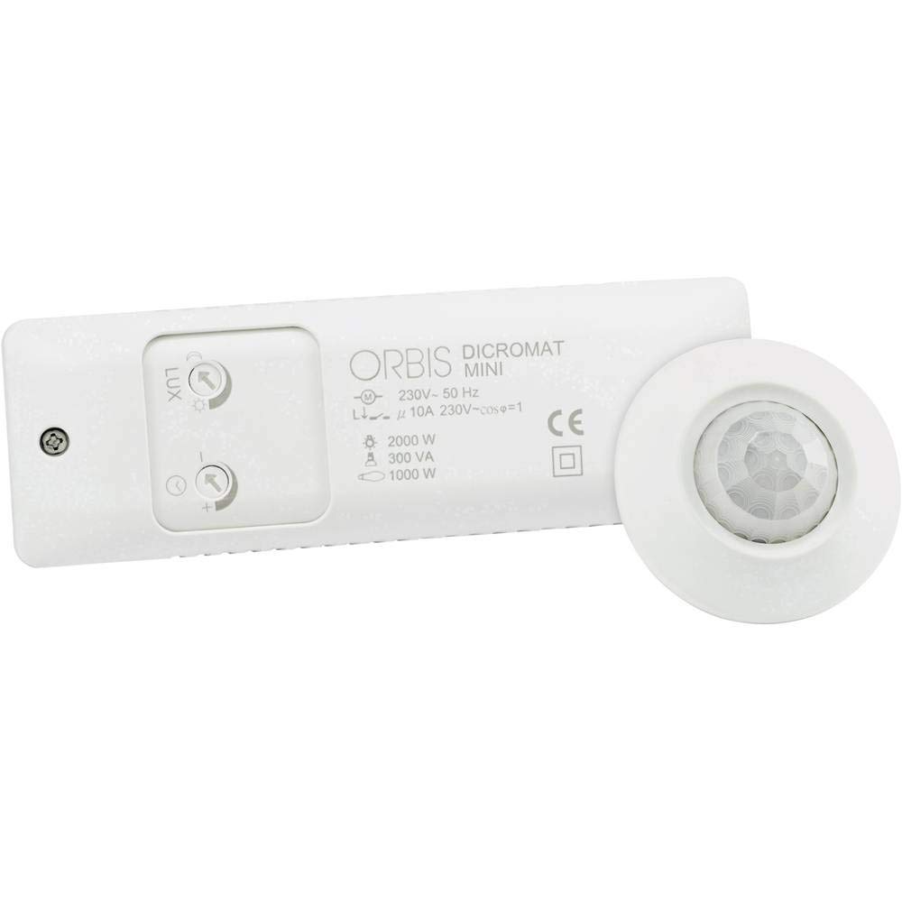 DICROMAT Mini 230V.Detector Movimiento EMPOTRABLE Techo 360º.1 CIRC.DETEC.ø7M A 2,5M Altura