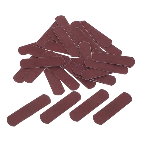 HEANUJJ Vendas Elásticas Marrones Adhesivas 72X19 MM, 50 Unidades, Tela Flexible Transpirable para Dedos, Uso en Deportes y Cuidado de Piel Delicada
