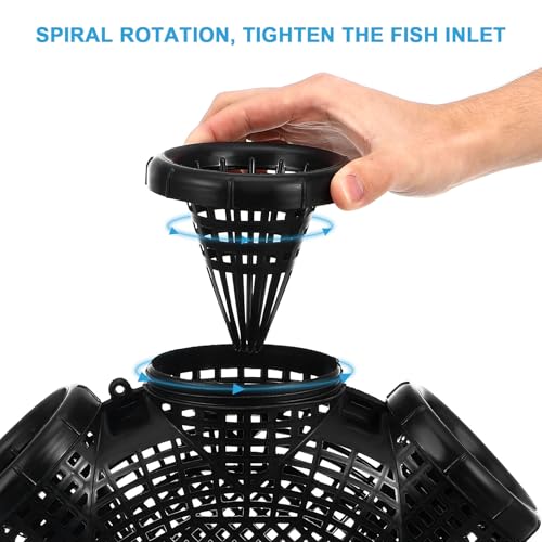 Casier à crabes compact et solide en filet de pêche durable