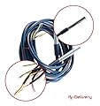 AZDelivery 2 x 1 Metro Cavi DS18B20 Sonda di Temperatura Digitale in Acciaio Inossidabile, Impermeabile compatibile con Arduino e Raspberry Pi incluso un E-Book! #1