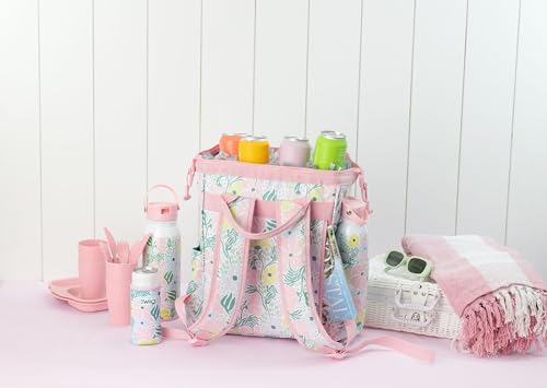 Swig Life Packi Backpack Cooler Bag, 24 Can Insulated Cooler, Garden Party - image 2