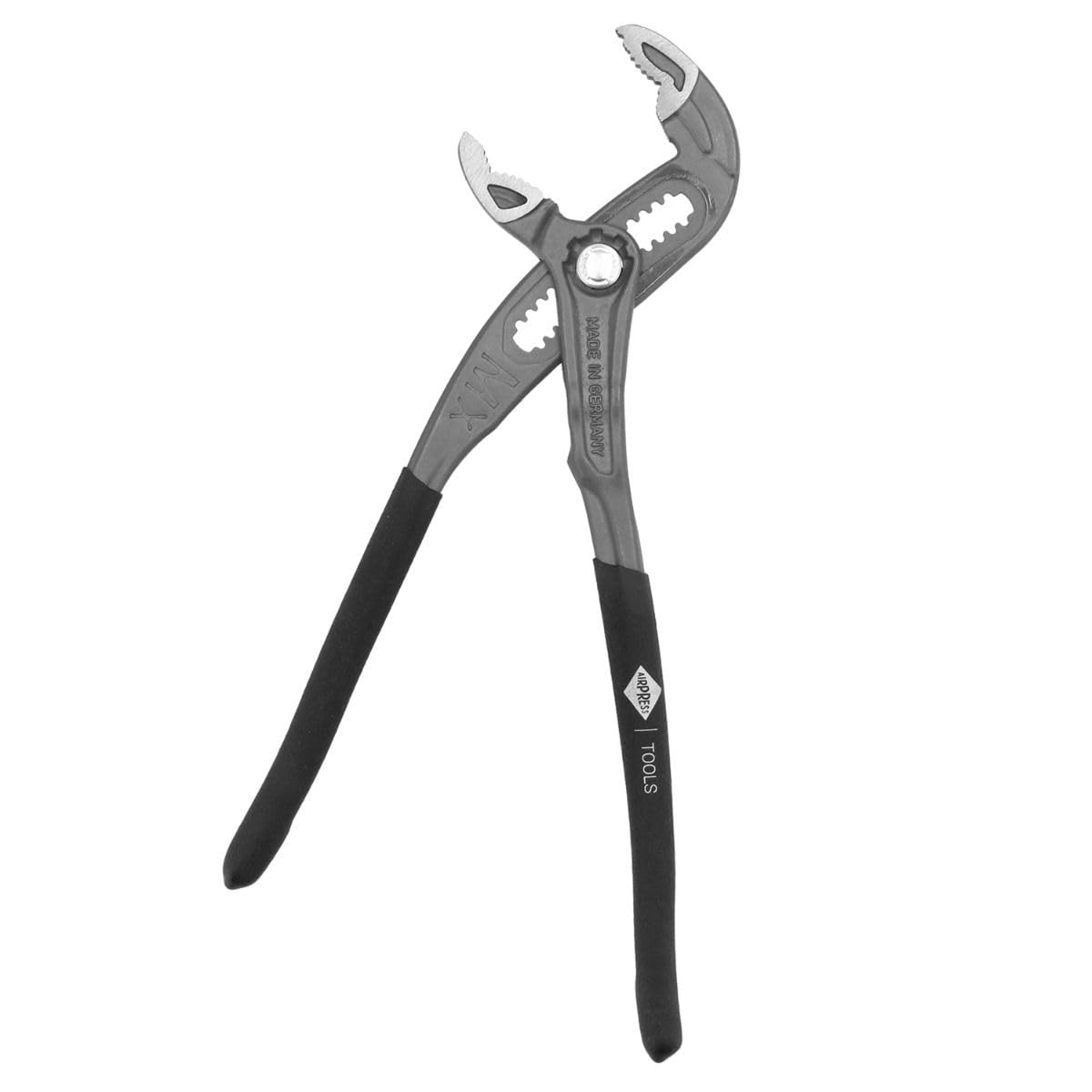 AIRPRESS - Juego de alicates profesional - 3 piezas Alicate universal 180 mm- Alicate de corte lateral 160 mm- Alicate pico de loro MX 250 mm
